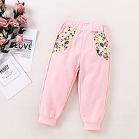 Toddler Girls' Clothing Set Long Sleeve Blushing Pink Graphic Print Active Regular 3-12 Years Lightinthebox - thumbnail