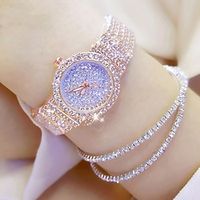 Quartz Watch for Women Analog Quartz Stylish Glitter Luxury Fashion Creative Stainless Steel Stainless Steel Creative / One Year miniinthebox - thumbnail