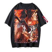 Inspired by Attack on Titan Eren Jaeger Mikasa Ackerman Levi·Ackerman Cosplay Costume T-shirt Polyester / Cotton Blend Pattern Harajuku Graphic Kawaii T-shirt For Men's / Women's / Couple's miniinthebox Inspired by Attack on Titan Eren Jaeger Mikasa Ackerman Levi·Ackerman Cosplay Costume T-shirt Polyester / Cotton Blend Pattern Harajuku Graphic Kawaii T-shirt For Men's / Women's / Couple's miniinthebox
