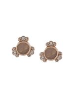 Astley Clarke Mini Lace Agate Luna studs - Metallic