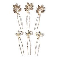 Romantic Cute Alloy Flowers / Headdress / Headpiece with Crystals / Rhinestones 6pcs / 1 set Wedding / Special Occasion Headpiece miniinthebox Romantic Cute Alloy Flowers / Headdress / Headpiece with Crystals / Rhinestones 6pcs / 1 set Wedding / Special Occasion Headpiece miniinthebox
