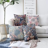Floral Candy Double Side Pillow Cover 1PC Soft Decorative Square Cushion Case Pillowcase for Bedroom Livingroom Sofa Couch Chair miniinthebox - thumbnail