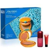 Shiseido Sun Makeup Bronze (W) Set Water Resistant 12G + Serum 10Ml + Shimmer Gel Gloss 07Shin 2