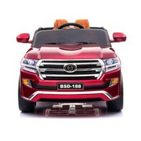 Megastar Ride On 2 Seater Toyota Land Cruiser Style 12 V SUV Car - Red (UAE Delivery Only)