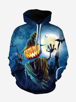 Halloween Pumpkin Pattern Women Hoodie