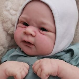 19 inch 46CM Premie Baby Reborn Doll Lifelike Elijah High Quality Genesis Hand Painted Doll with Visible Veins Collectible Art Doll Lightinthebox