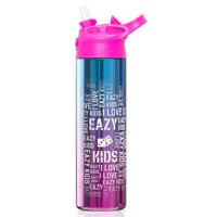 Eazy Kids Double Wall Stainless Steel Water Bottle - Pink 530ml