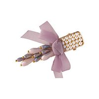 bow hair clip 2021 new korean retro crystal fairy bangs clip side clip pearl headdress female trend Lightinthebox - thumbnail