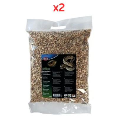 Trixie Beech Chaff Sand & Gravel For Reptile Habitat - Brown 10L (Pack Of 2) Trixie Beech Chaff Sand & Gravel For Reptile Habitat - Brown 10L (Pack Of 2)