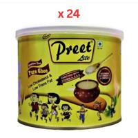 Preet Lite Ghee 500Ml With 450G Low Cholesterol With Trans Fat Pack of 24