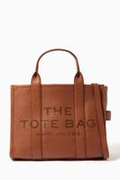 Small Traveler Tote Bag  in Leather - thumbnail