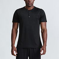 Men's Tee  T-shirt Pure Color Crew Neck Solid Color Sport Athleisure T Shirt Top Short Sleeves Breathable Moisture Wicking Soft Comfortable Everyday Use Casual Daily Outdoor Exercising Lightinthebox - thumbnail