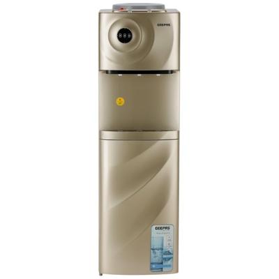 Geepas Bottom Load Hot Normal & Cold Water Dispenser | Stainless Steel Water Tank | 5L Hot Water and 2L Cold Water Capacity | Golden | GWD17028