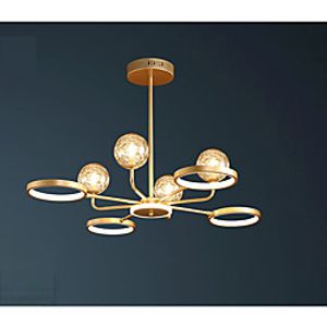 81012 Heads Nordic Chandelier Gold Pendant Light Metal LED Nordic Style 220-240V Lightinthebox