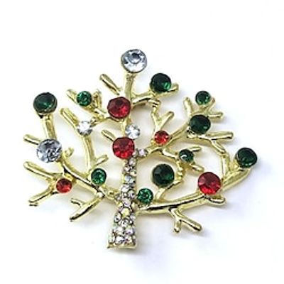 Women's AAA Cubic Zirconia Brooches Classic Stylish Brooch Jewelry Gold For Street Daily Lightinthebox