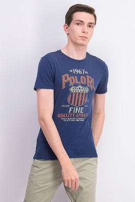 Mens Graphic T-Shirt  Rustic Navy