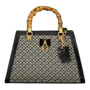 Guess Jeans Black Cotton Handbag - GU-26160