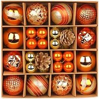 42PCS Christmas Baubles Decorative Balls Gift Box Set Painted Christmas Balls Party Christmas Tree Dropball Pendant miniinthebox - thumbnail