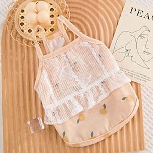 Dog Cat Vest Fruit Fashion Cute Holiday Casual  Daily Dog Clothes Puppy Clothes Dog Outfits Soft Orange Costume for Girl and Boy Dog Cloth S M L XL 2XL Lightinthebox