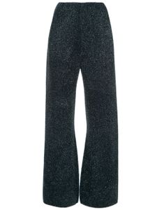 Sonia Rykiel glitter detail trousers - Blue