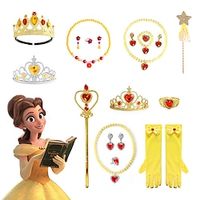 Princess Bell Halloween Children's Dress Accessories Beauty and Beast Princess Bell Jewelry Lightinthebox - thumbnail
