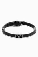 Valentino Garavani VLOGO Bracelet in Leather - thumbnail