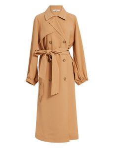 Drape Twill Trench Dress