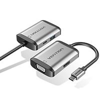 VENTION TFAHB USB 3.0 USB C to VGA USB 3.0 USB 3.0 USB C HDMI USB Hub 4 Ports For Windows, PC, Laptop miniinthebox - thumbnail
