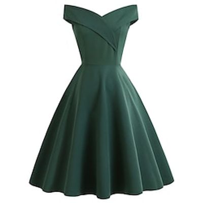 Women's A Line Dress Short Mini Dress Green Black Wine Navy Blue Sleeveless Pure Color Backless Spring Summer Round Neck Off Shoulder Elegant Formal Romantic 2022 S M L XL / Party Dress miniinthebox Women's A Line Dress Short Mini Dress Green Black Wine Navy Blue Sleeveless Pure Color Backless Spring Summer Round Neck Off Shoulder Elegant Formal Romantic 2022 S M L XL / Party Dress miniinthebox