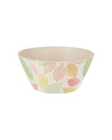 Cuisine Art Bamboo Fibre Salad Bowl 24 x 12.5 cm Leaves Design By Homesmiths