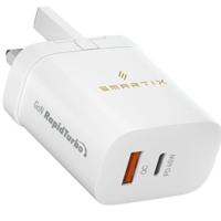 Smartix Premium Power Adapter | 45W GaN | Fast Charging | Compact Design | Fireproof Material