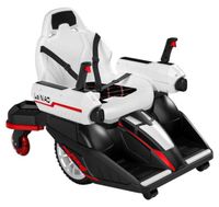 Megastar Ride On 12V Water Bomber Fun Gaming Chair With 360 Degrees Drifting, Red - JM-5188R (UAE Delivery Only)