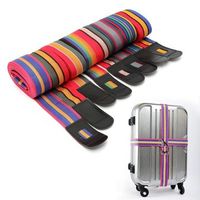 Adjustable Luggage Suitcase Cross Strap Travel Baggage