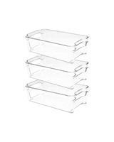 Homesmiths Fridge Bin Small 32 x 15.5 x 9 cm Set of 3