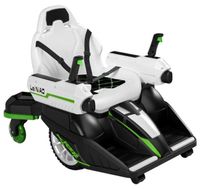 Megastar Ride On 12V Water Bomber Fun Gaming Chair With 360 Degrees Drifting, Green - JM-5188G (UAE Delivery Only)