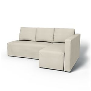 IKEA Simply Linen Friheten Sofa Bed With Right Chaise Cover Regular Fit With Piping Machine Washable Lightinthebox