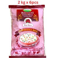 Natures Choice Jeerakasala Rice, 2kg Pack Of 6