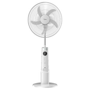 Midea Rechargeable Stand Fan With Remote| 9 Speed Settings With 25W Power| Cordless Support| 5 Blade With 11 Hours Battery Run Time |FS4523MRD