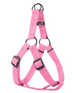 Helepet Adjustable Plain Dog Harness Pink Medium