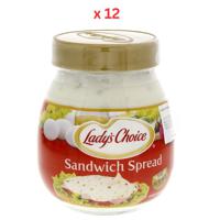 Lady'S Choice Sandwich Spread, 470 Ml Pack Of 12 (UAE Delivery Only)