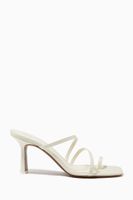 Venus 80 Mule Sandals in Leather Venus 80 Mule Sandals in Leather