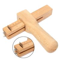 1 Set Adjust Strip And Strap Cutter Craftool Leather Hand Cutting Tool With Blade - thumbnail