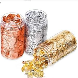 3 Grams Of Crushed Gold Foil Silver Foil Rose Gold 5 Grams Of 10 Grams Of Nail Polish Foil Crushed Gold Foil E-commerce Bestseller Lightinthebox