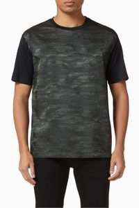Watercolour Print Jacquard T-Shirt