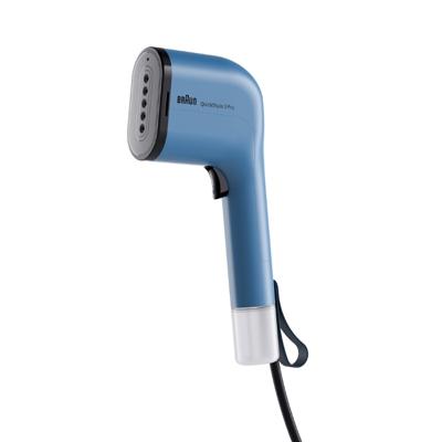 Braun QuickStyle 3 Pro Garment Steamer, 1100 Watts, Smart iCare & FastSteam Technology, Quick Heat-Up, Ultra Compact Design, Blue - GS 3024