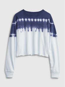 Teen Cropped Cut-Off Crewneck Sweatshirt
