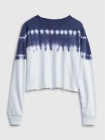 Teen Cropped Cut-Off Crewneck Sweatshirt - thumbnail