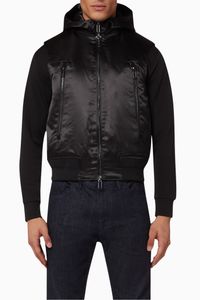 Generation EA Hooded Padded Satin Gilet