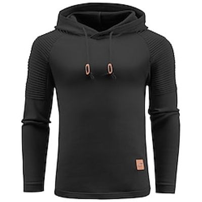 Men's Pullover Sweater Jumper Knit Sweater Ribbed Knit Regular Drawstring Knitted Plain Hooded Keep Warm Hoodie Daily Wear Going out Clothing Apparel Raglan Sleeves Fall Winter Black White S M L Lightinthebox Men's Pullover Sweater Jumper Knit Sweater Ribbed Knit Regular Drawstring Knitted Plain Hooded Keep Warm Hoodie Daily Wear Going out Clothing Apparel Raglan Sleeves Fall Winter Black White S M L Lightinthebox