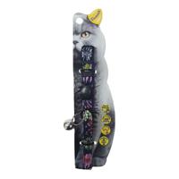 Swooosh Flower Of Ocean Safe Cat Collar - Purple - thumbnail